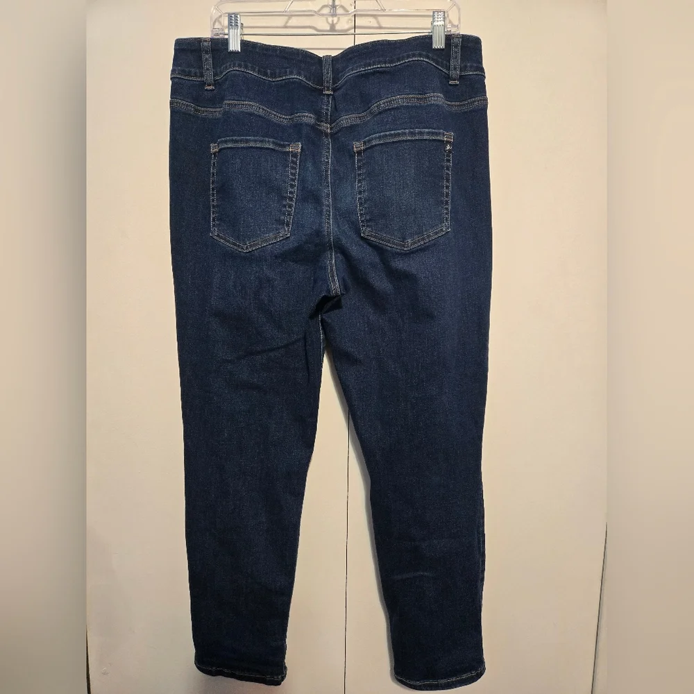 Maurices Dark Blue High-Rise Skinny Jeans - Picture 5 of 7